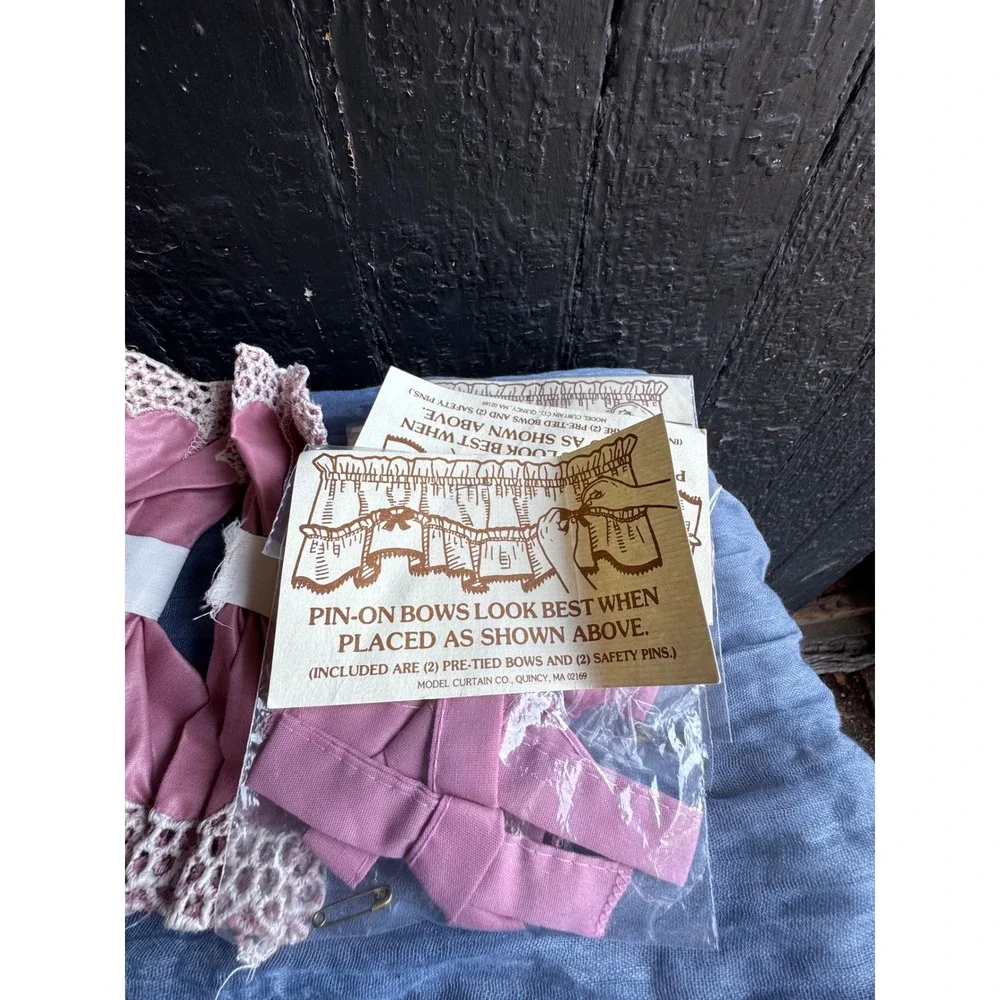 Model Curtain Co. vintage pink